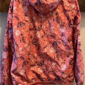 Girls Columbia 8/10 Medium Reversible Rain Jacket